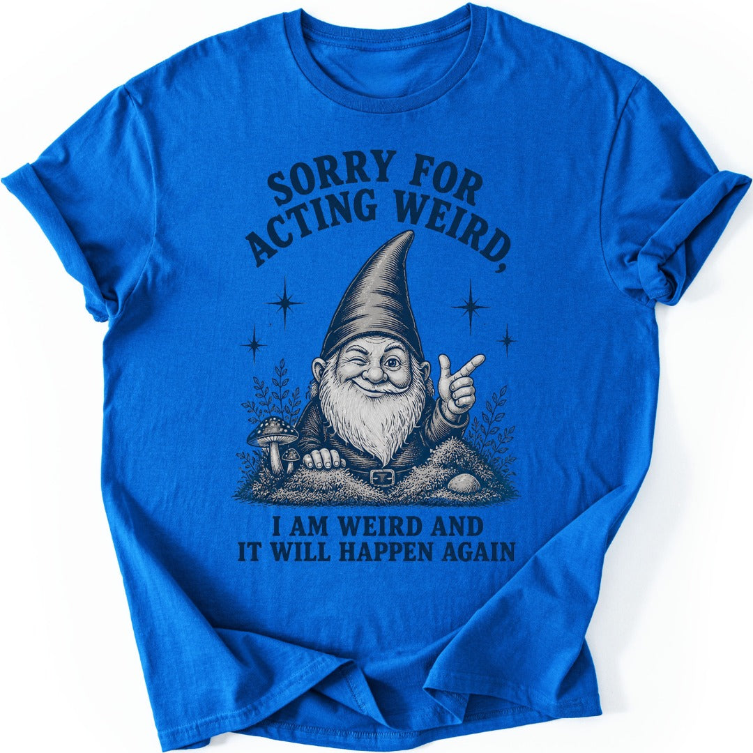 Weird Gnome T-shirt — Royal
