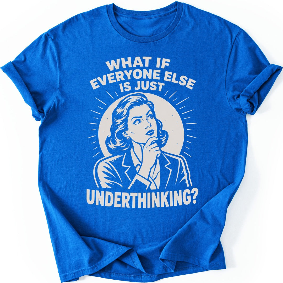Deep Thinker T-shirt — Royal