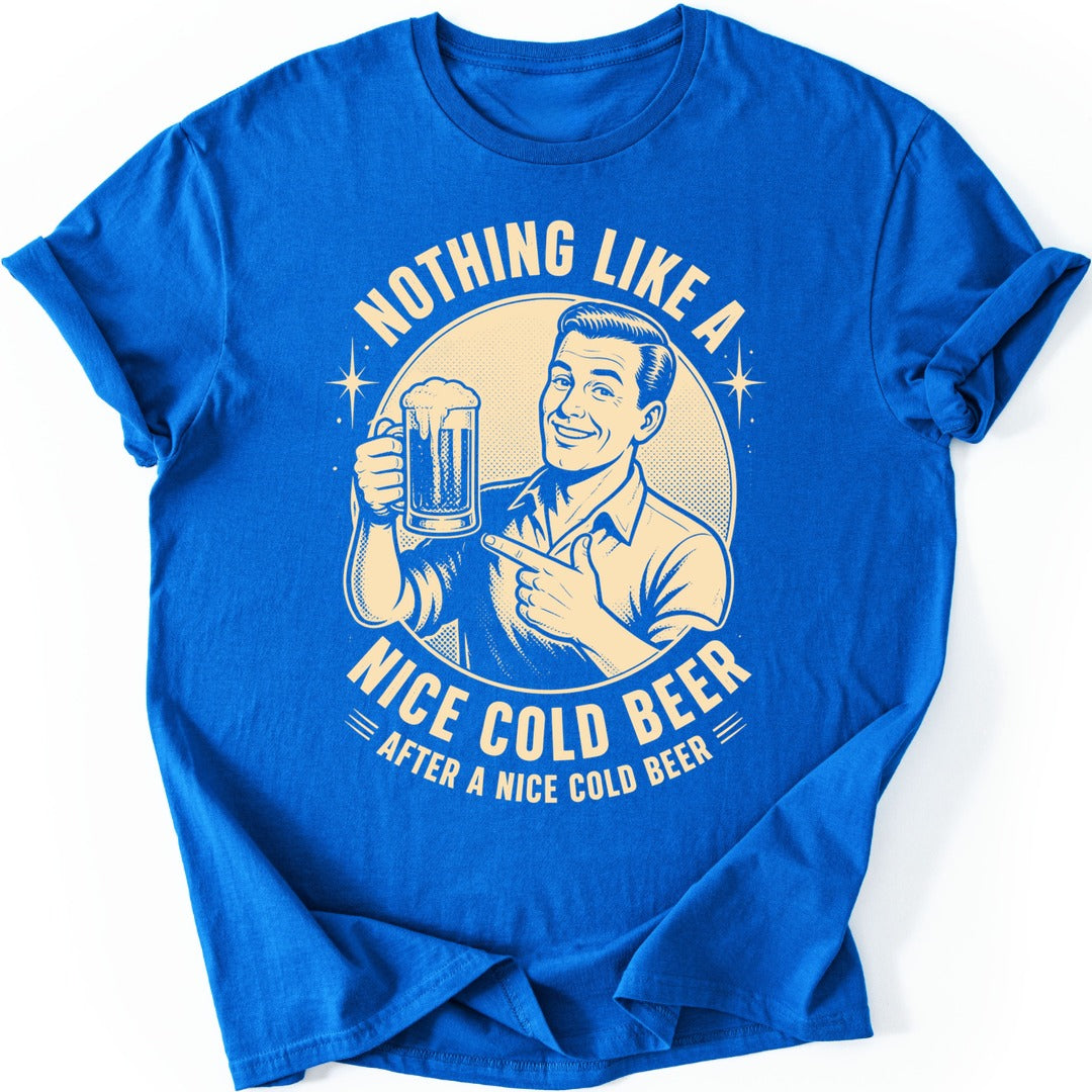 Cold Beer T-shirt — Royal