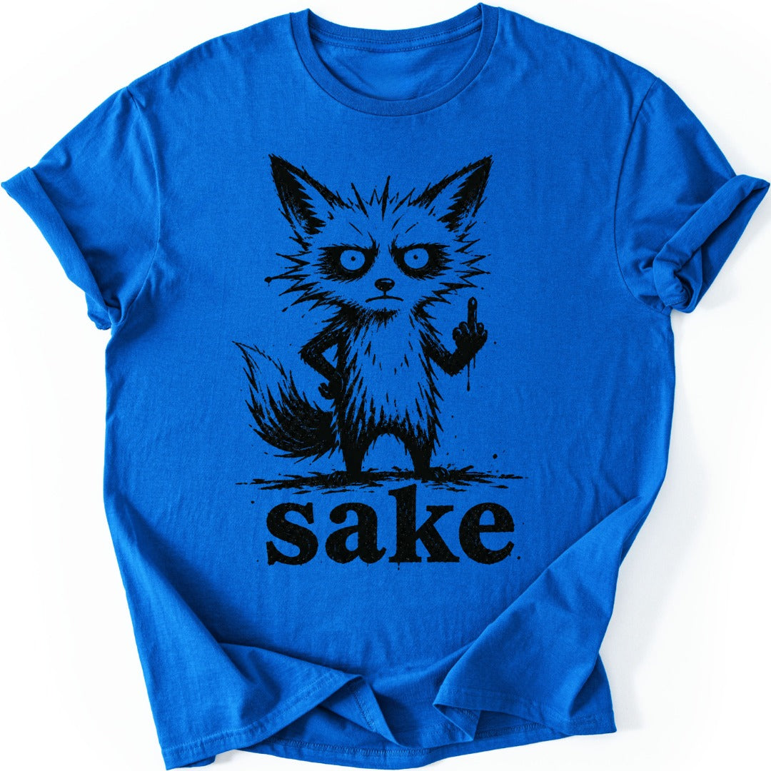 Grumpy Fox T-shirt — Royal