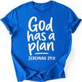 God's Plan T-shirt — Royal