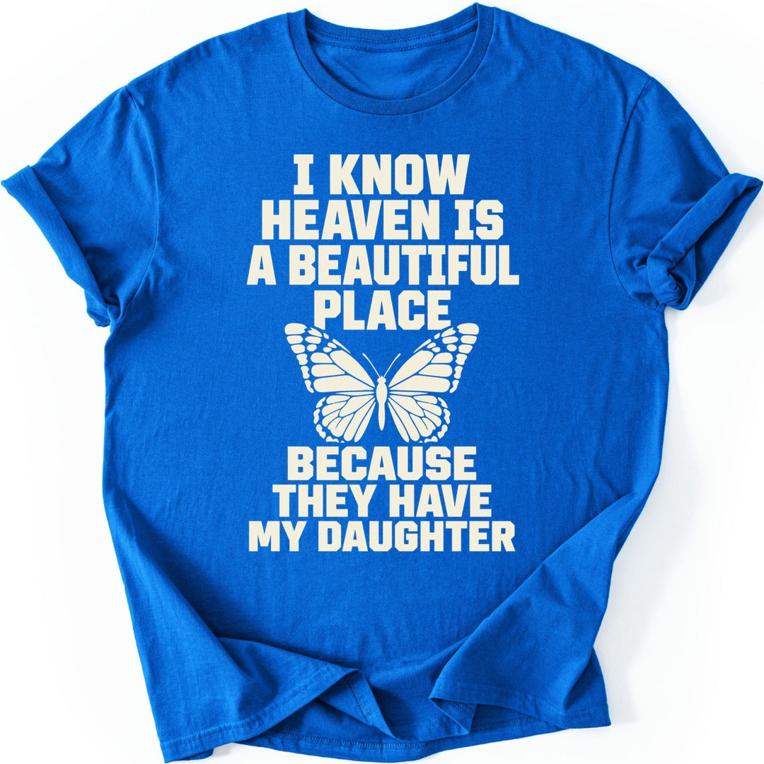 Beautiful Place Daughter T-shirt — Royal