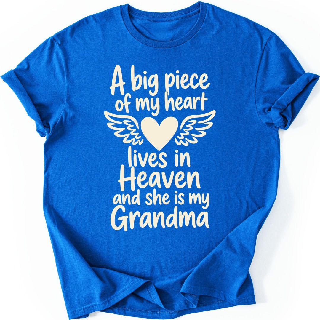 Grandma Heaven T-shirt — Royal