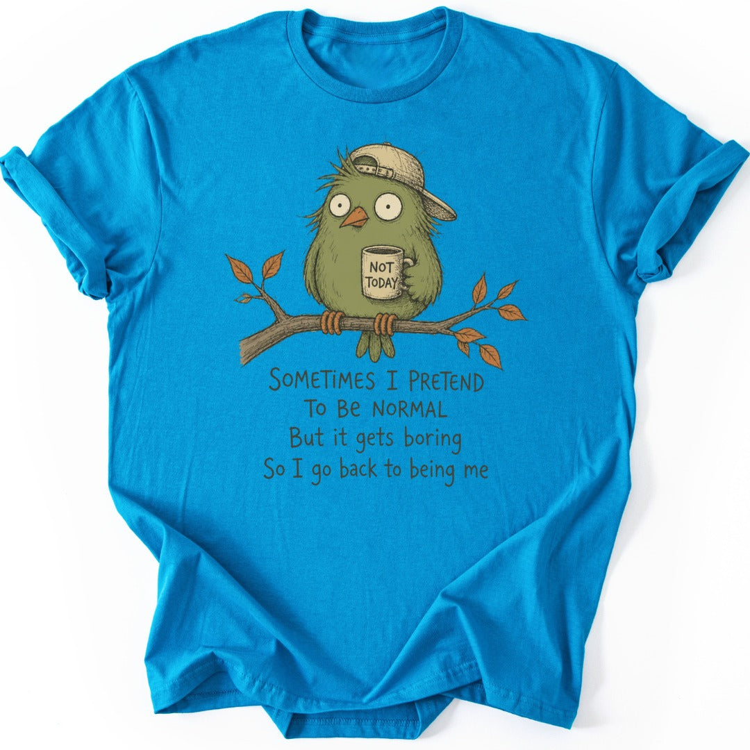 Normal Bird T-shirt — Sapphire