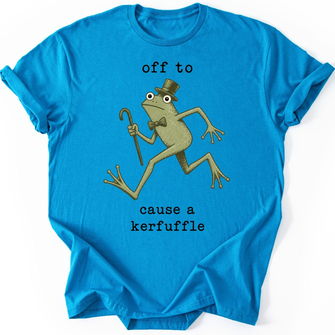Dapper Frog T-shirt — Sapphire