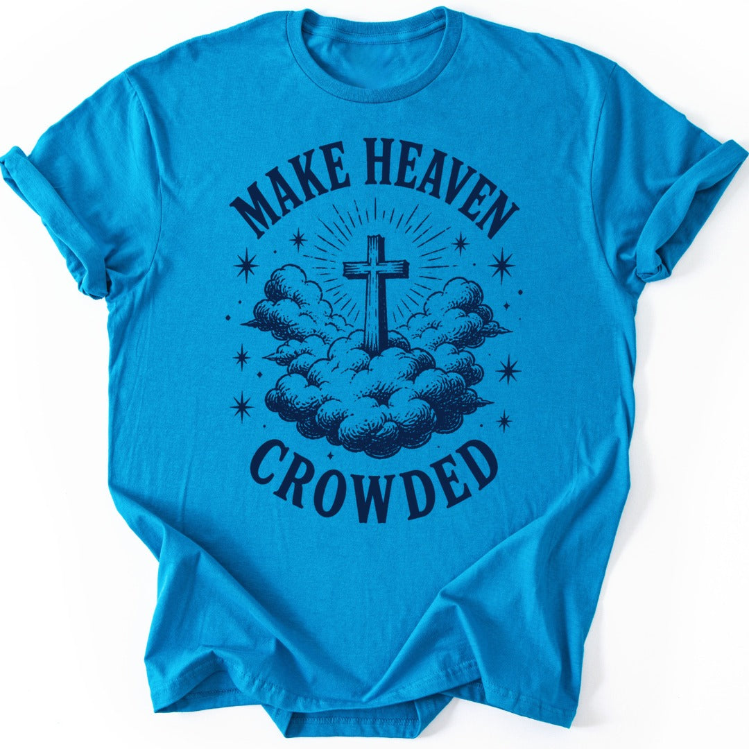 Crowded Heaven T-shirt — Sapphire