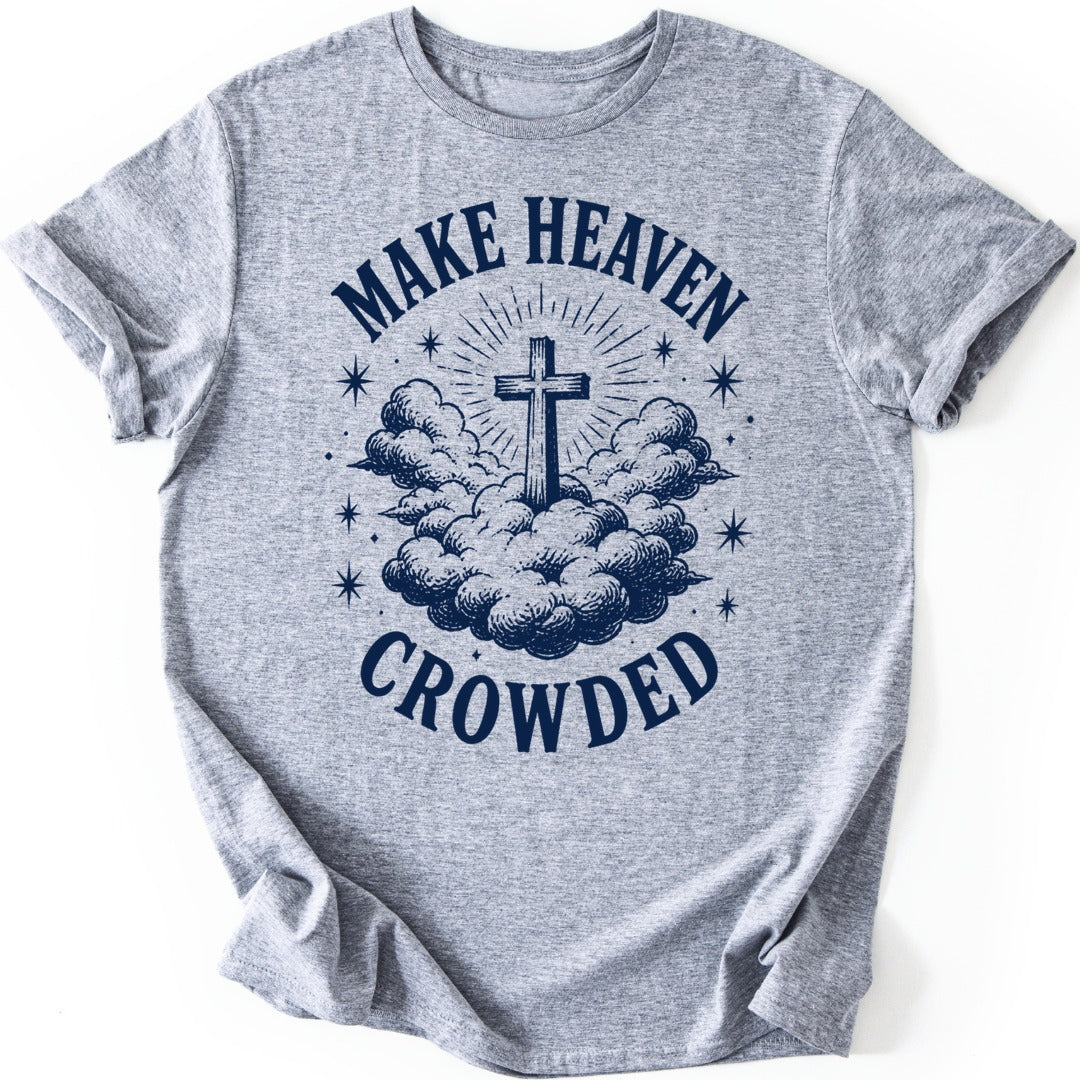 Crowded Heaven T-shirt — Sport Grey
