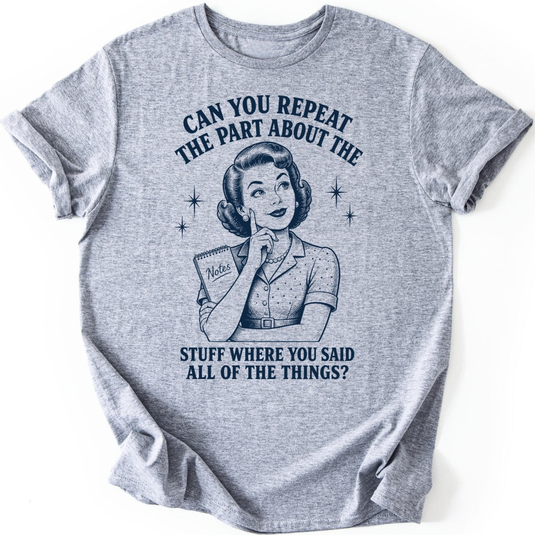 Repeat That T-shirt — Sport Grey