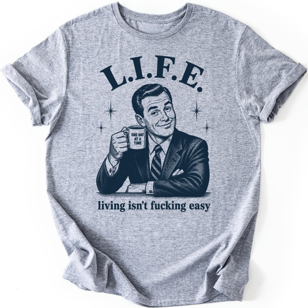 Morning Coffee T-shirt — Sport Grey