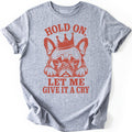 Crowned Frenchie T-shirt — Sport Grey
