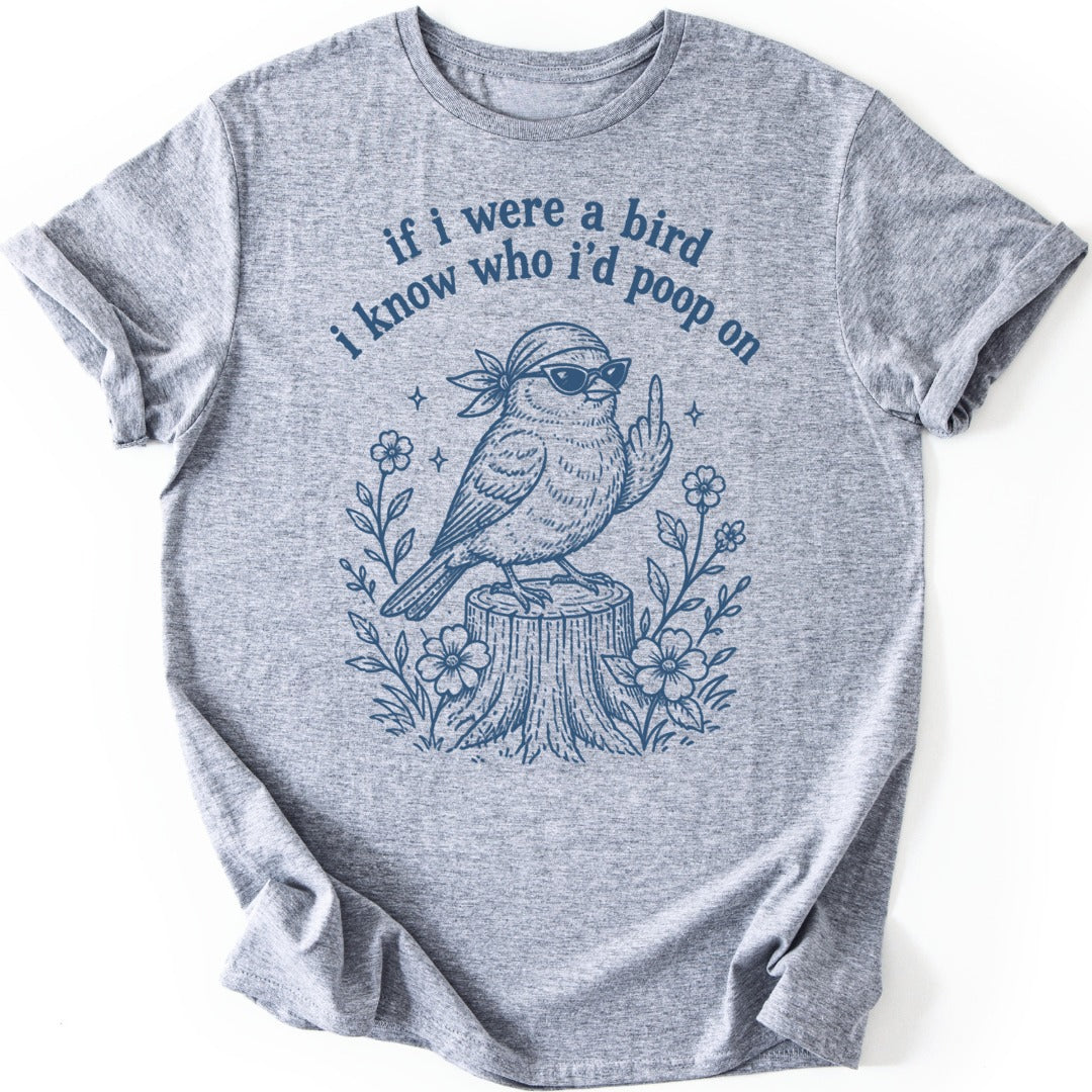 Rebel Bird T-shirt — Sport Grey