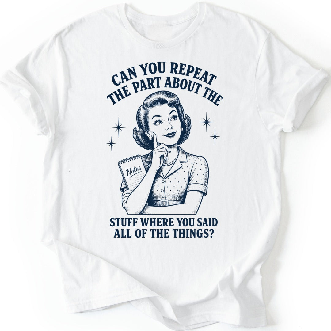 Repeat That T-shirt — White